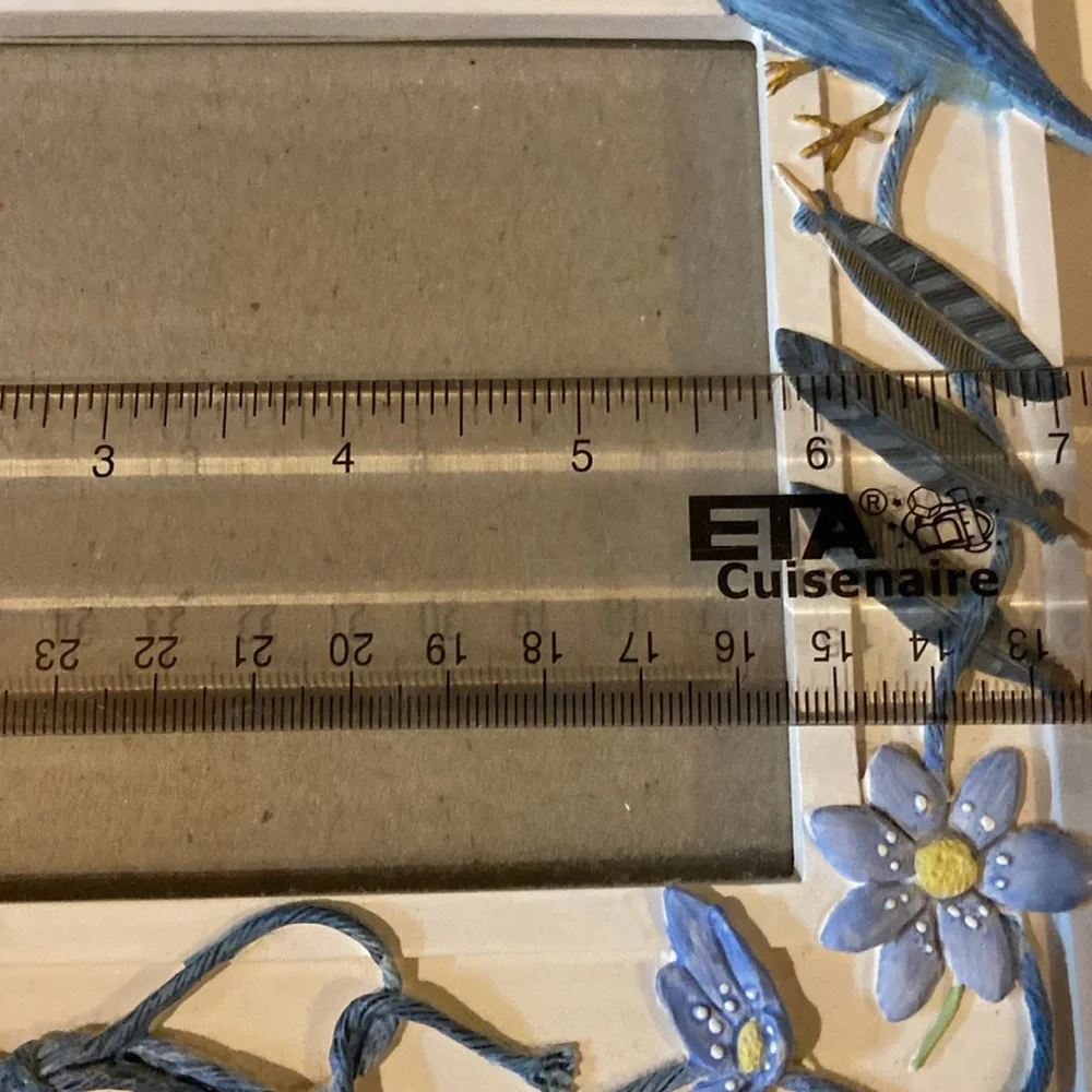 3D Picture Frame With Blue Birds